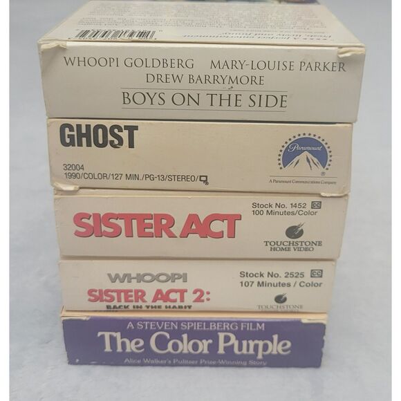 Set of 5 Vintage 90s VHS Whoopi Goldberg Movies - Picture 6 of 7